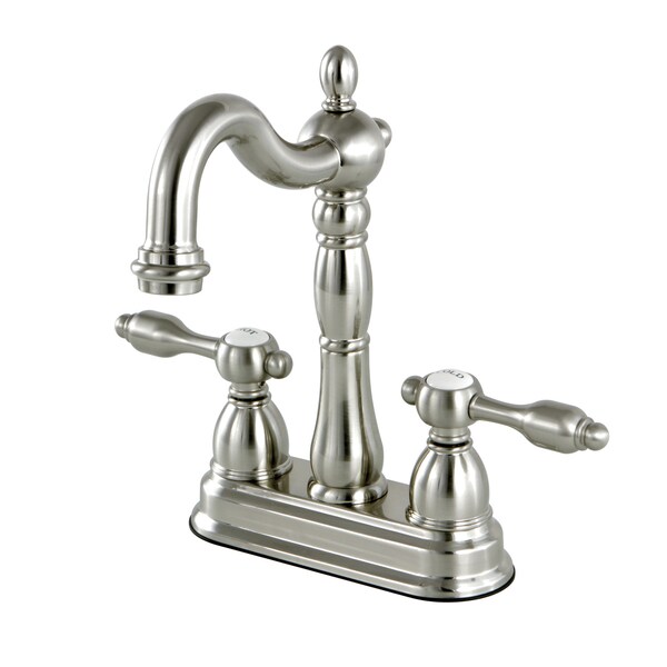 4" Centerset Bar Faucet, Brushed Nickel